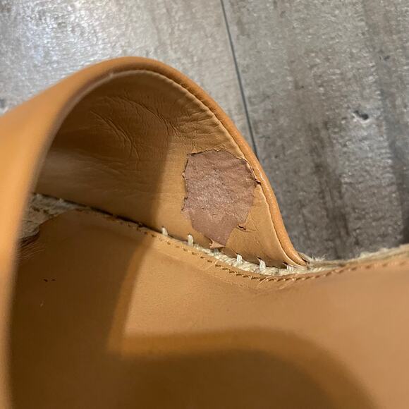 Vince Camuto Women's Leera Espadrilles Wedges Ankle Strap Sandals size 7.5 Tan - Picture 10 of 15